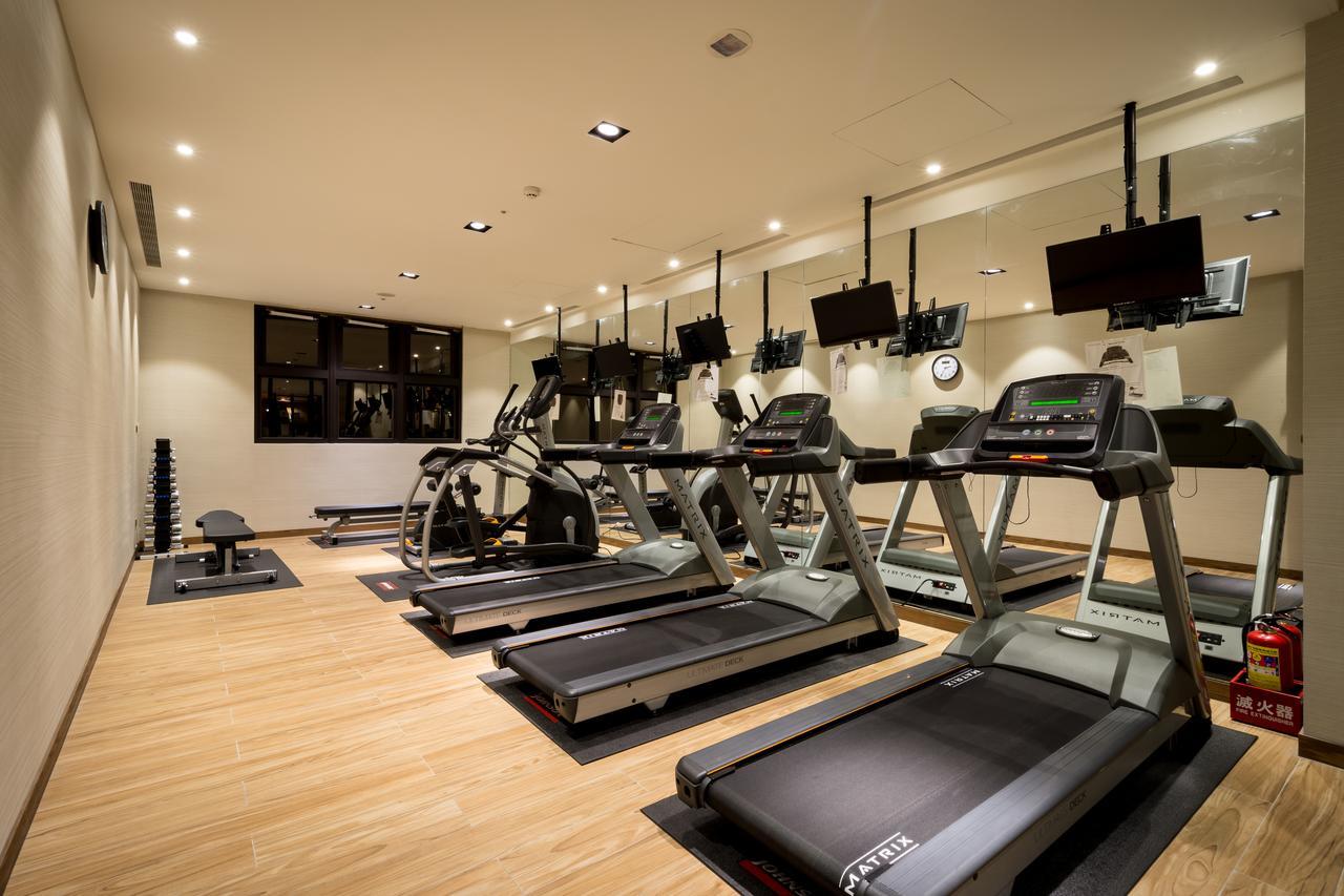 Cuncyue Hot Spring Resort Luodong Exterior foto A gym in a hotel